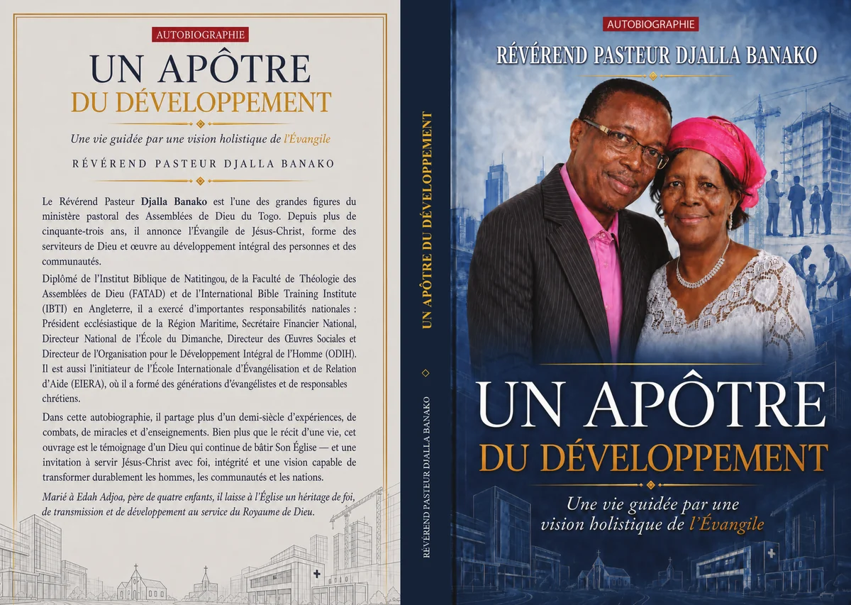 Couverture officielle complète du livre Un apôtre du développement