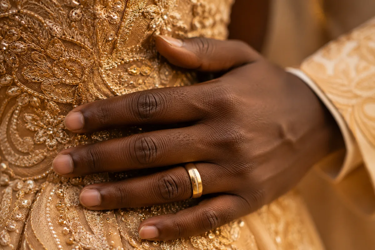 Wedding Gold Detail